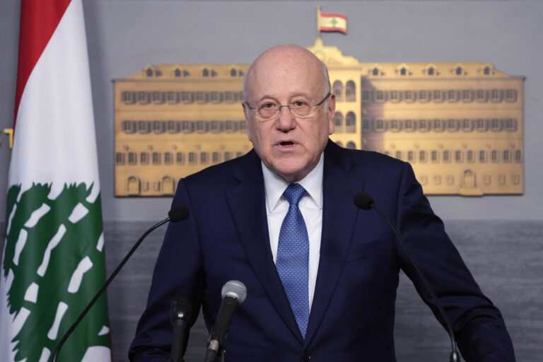 Λίβανος: Ευχαριστίες Μικάτι σε ΗΠΑ και Γαλλία για την συμβολή τους στην επίτευξη της εκεχειρίας