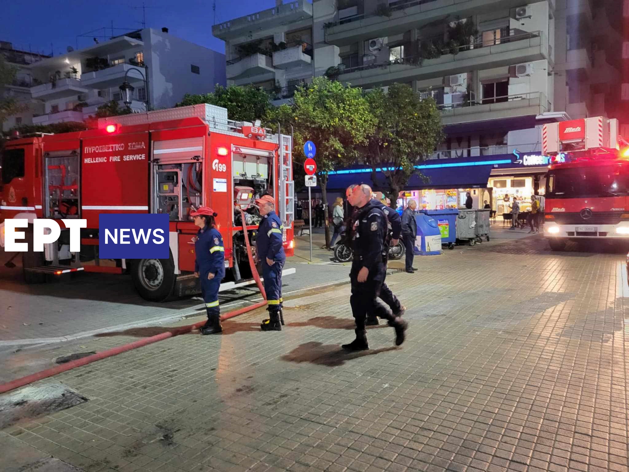 Έσβησε η φωτιά σε ψησταριά στην Πάτρα