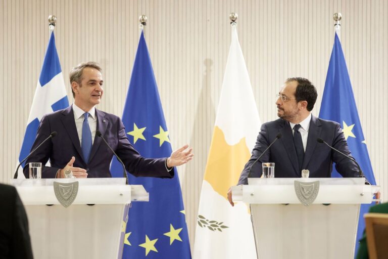 Κ. Μητσοτάκης: Είμαστε ακλόνητοι σε θέματα κυριαρχίας – Ν. Χριστοδουλίδης: Ελλάδα και Κύπρος πυλώνες σταθερότητας