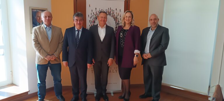 Επίσκεψη του Πρέσβη της Δανίας στον Πρύτανη Χαρ. Μπιλλίνη του Πανεπιστήμιου Θεσσαλίας