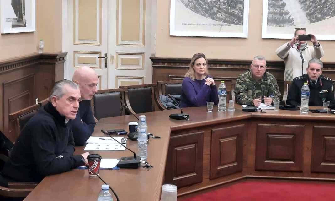 Σέρρες: Σύσκεψη για τον συντονισμό εν όψει της κακοκαιρίας – Έκκληση για περιορισμό των μετακινήσεων