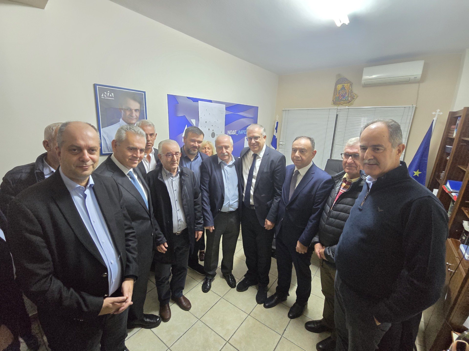 Λάρισα: Συνάντηση Τάκη Θεοδωρικάκου με τοπικά στελέχη της ΝΔ