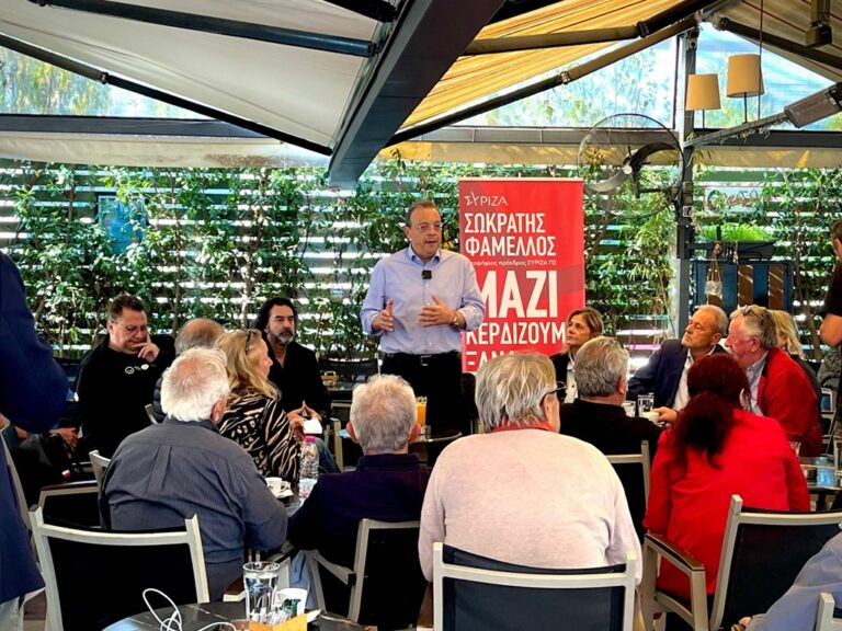 Περιοδεία Σωκράτη Φάμελλου στην Ηγουμενίτσα: «Στόχος μου να ενώσω τον ΣΥΡΙΖΑ-ΠΣ»