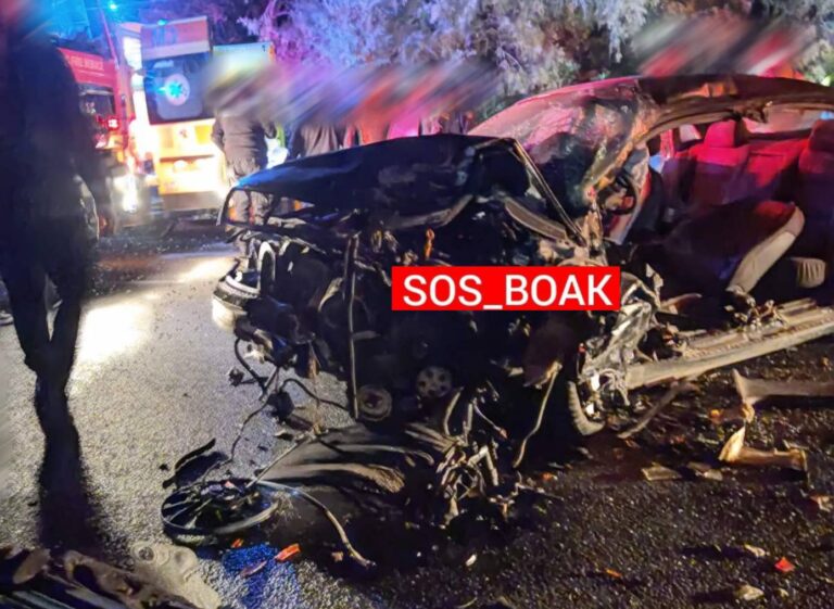 Ρέθυμνο: Δύο νεκροί και ένας βαριά τραυματίας μετά από σφοδρή σύγκρουση στον ΒΟΑΚ