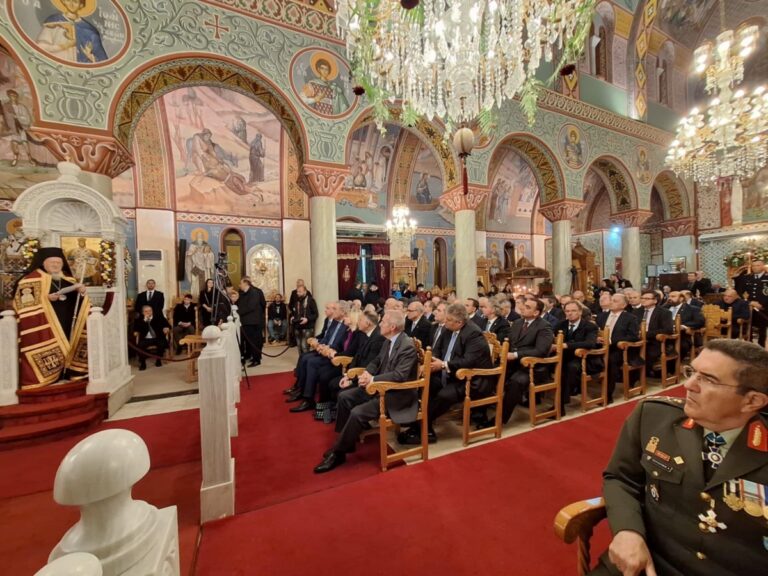 Σε εξέλιξη η επίσκεψη στη Σπάρτη του Οικουμενικού Πατριάρχη Βαρθολομαίου