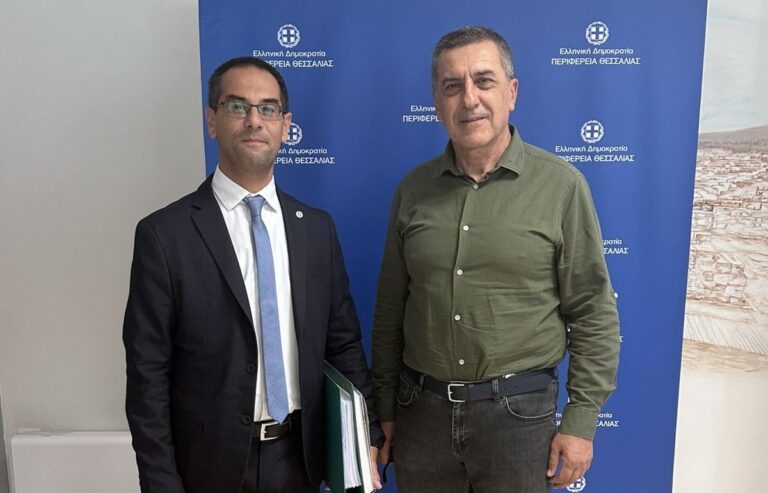 Στον περιφερειάρχη Θεσσαλίας ο βουλευτής Λάρισας του κόμματος “Νίκη”
