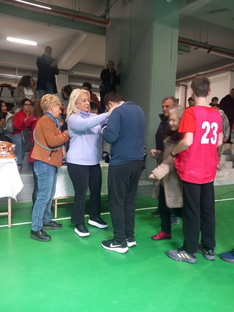 Αγώνας μπάσκετ με συμμετοχή μαθητών ΑμεΑ