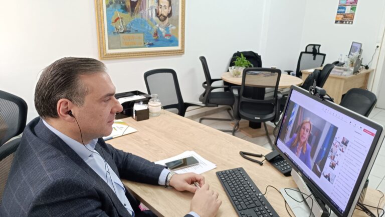 Η έγκαιρη προειδοποίηση για επικίνδυνα φαινόμενα στο επίκεντρο τηλεδιάσκεψης της Περιφέρειας Κρήτης