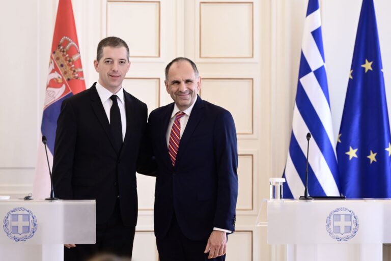 Γ. Γεραπετρίτης: Η ένταξη της Σερβίας στην ΕΕ αποτελεί γεωπολιτικής φύσεως αναγκαιότητα