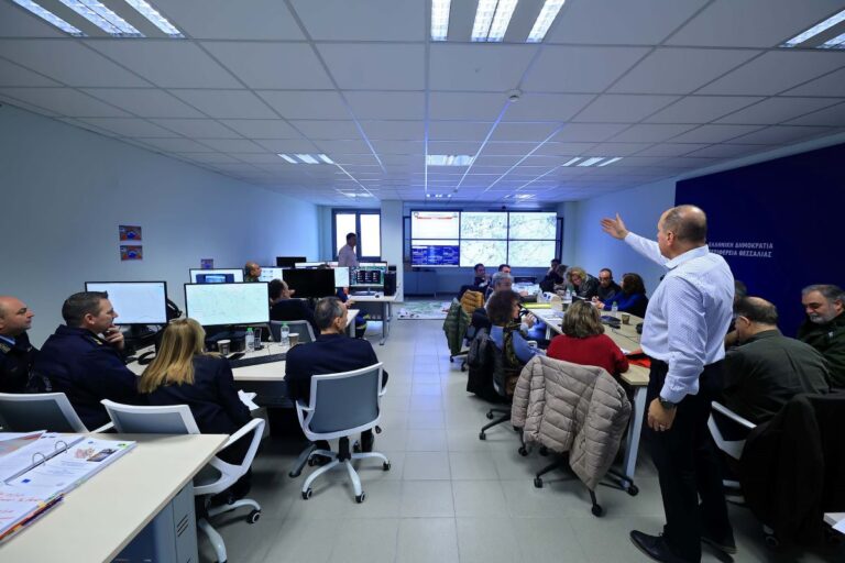 Ολοκληρώθηκε άσκηση Πολιτικής Προστασίας στην Περιφέρεια Θεσσαλίας για τη διαχείριση πλημμυρικών φαινομένων