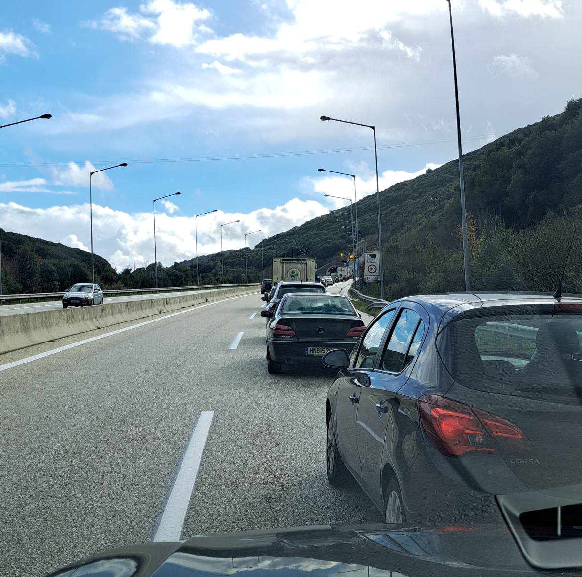 Ηγουμενίτσα: Σκύλος στην σήραγγα του Βασιλικού διέκοψε την κυκλοφορία στην Εγνατία Οδό