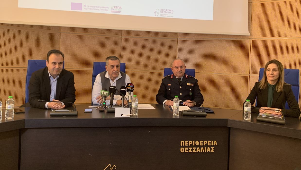 Την ανέγερση Αστυνομικού Μεγάρου στα Τρίκαλα ανακοίνωσε ο περιφερειάρχης Δημ. Κουρέτας