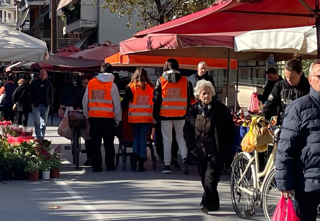 Σε λαϊκή αγορά της Λάρισας η δράση “Μπορούμε” του Υπουργείου Υγείας