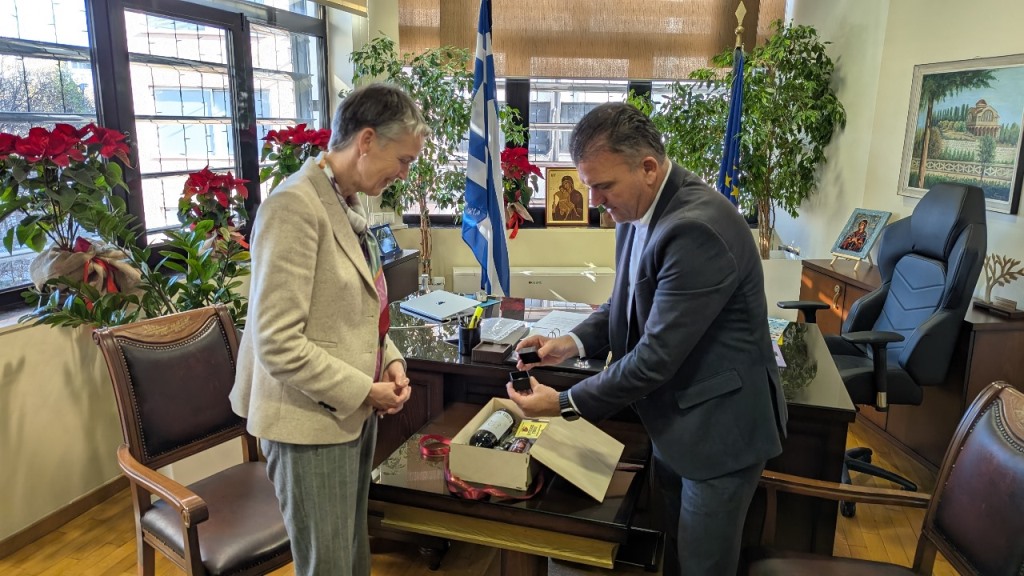 Στον Δήμαρχο Λαρισαίων η Πρόξενος της Γερμανίας – Συζήτησαν για πολιτισμό, τουρισμό και ενδυνάμωση σχέσεων