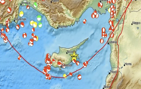 Η Κύπρος ανησυχεί λόγω της έντονης σεισμικής δραστηριότητας