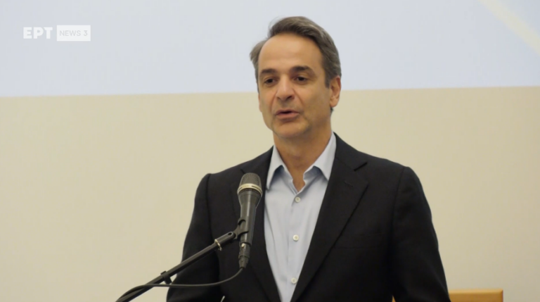 Στα εγκαίνια της έκθεσης «Εκατόμπολις — Ο κόσμος της αρχαϊκής Κρήτης» ο Κ. Μητσοτάκης