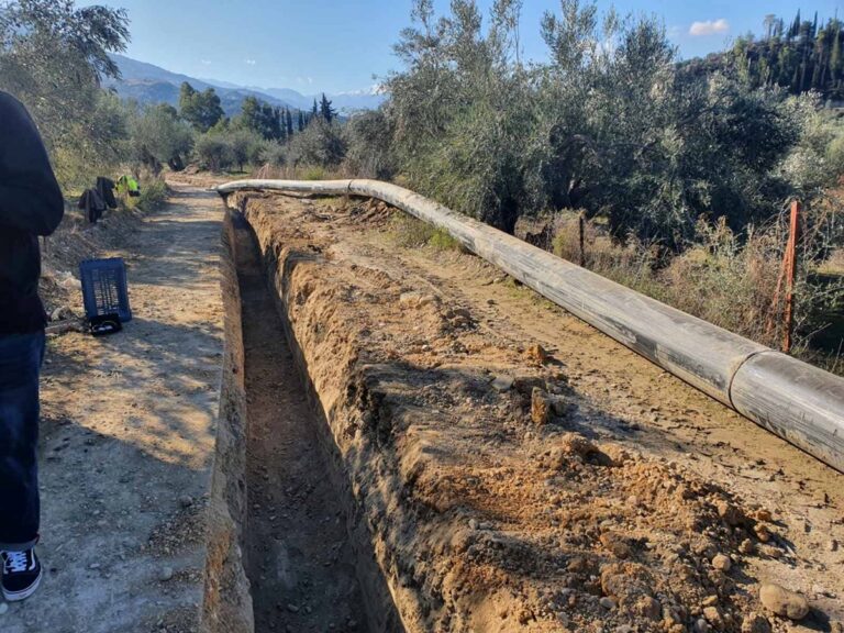 Προχωρά το αρδευτικό έργο στο Ξυλόκαστρο