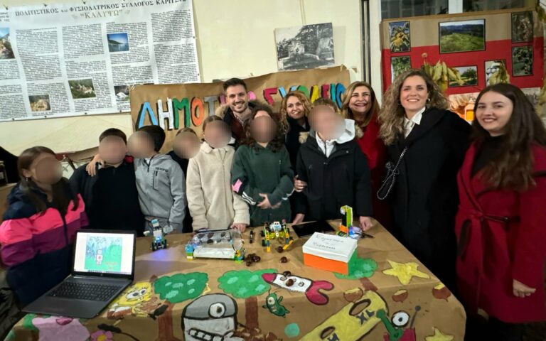 Έκθεση ρομποτικής από το δημοτικό σχολείο Στομίου στο Μουσείο Κάστανου