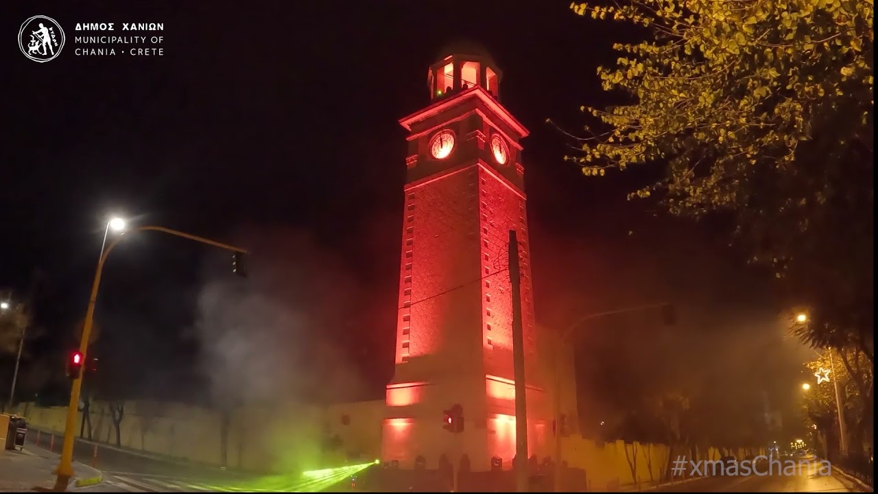 Κάτω από το ρολόι του δημοτικού κήπου η υποδοχή του 2025 στα Χανιά