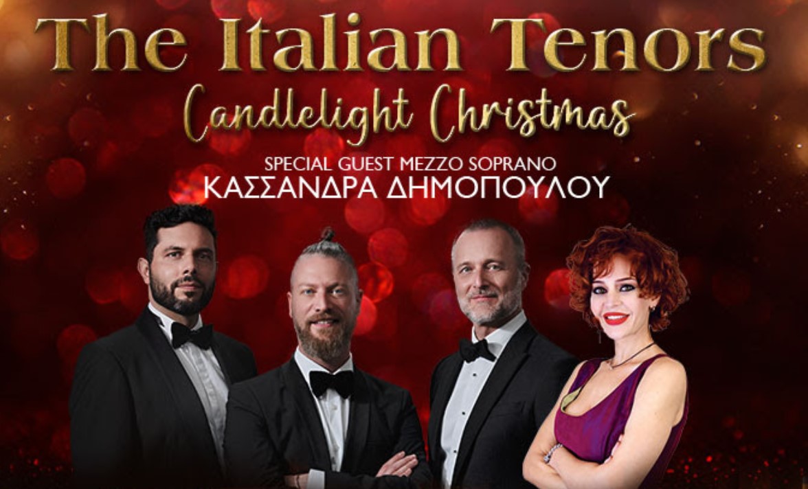 The Italian Tenors – Candlelight Christmas στο Βελλίδειο στη Θεσσαλονίκη