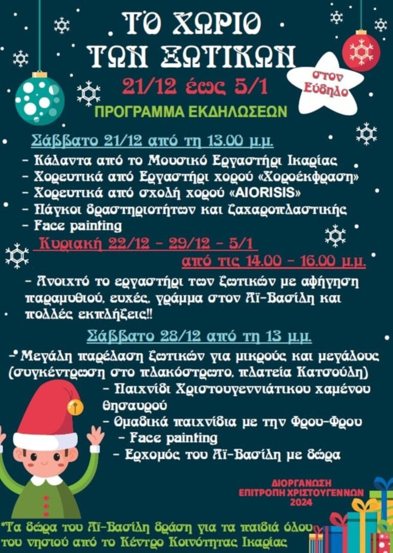 Ικαρία: Το χωριό των Ξωτικών βρίσκεται στον Εύδηλο