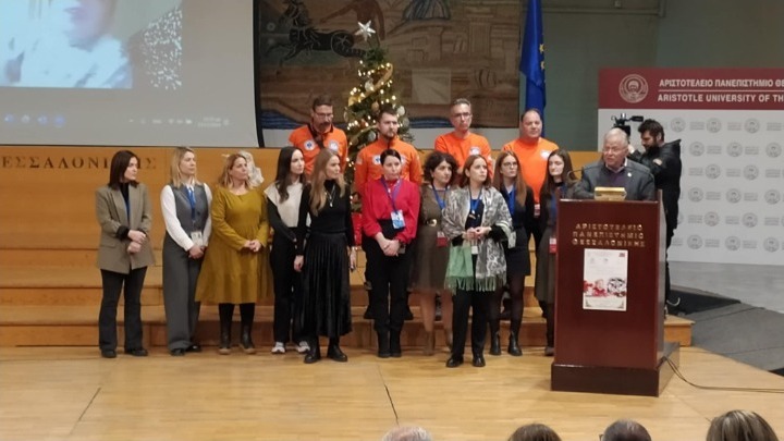 Χριστουγεννιάτικη γιορτή στο ΑΠΘ για τα παιδιά του προγράμματος «Παιδιατρική Κατ΄οίκον Νοσηλεία»