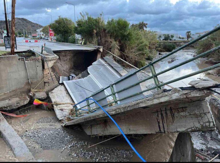 Τεράστια προβλήματα προκάλεσε η «Bora» στη Ρόδο