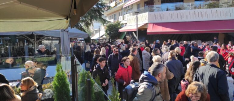Σέρρες: Κοσμοσυρροή στο κέντρο της πόλης