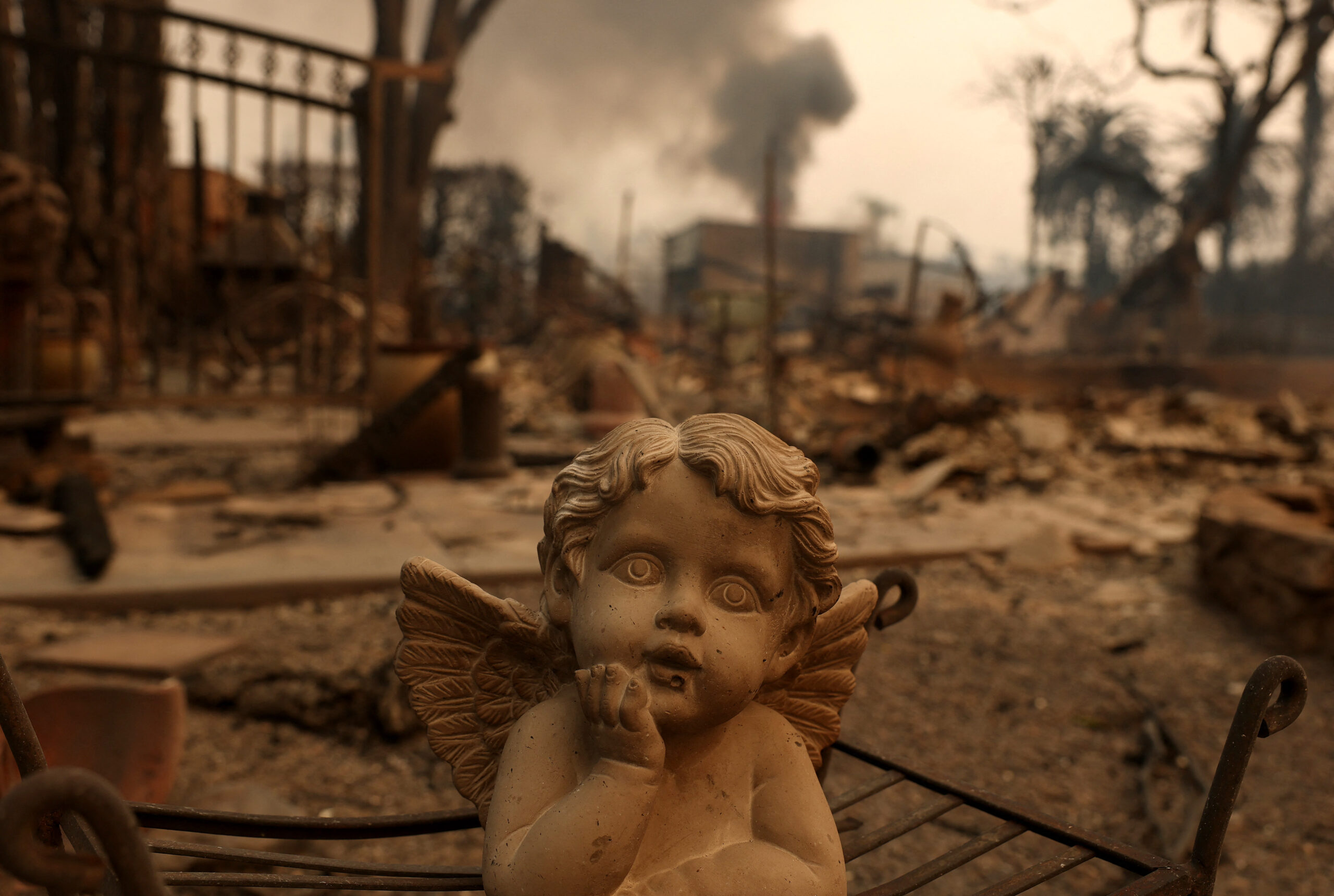 Powerful Winds Fuel Multiple Fires Across Los Angeles Area