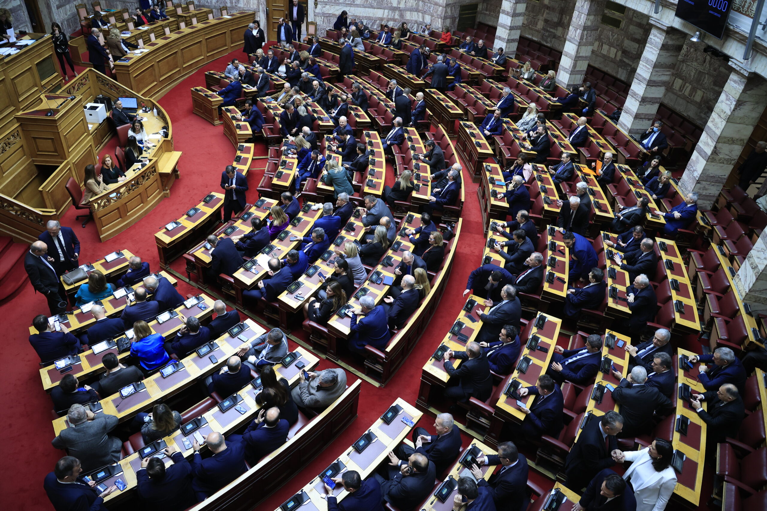 [375387] ΔΕΥΤΕΡΗ ΨΗΦΟΦΟΡΙΑ ΣΤΗΝ ΟΛΟΜΕΛΕΙΑ ΤΗΣ ΒΟΥΛΗΣ ΓΙΑ ΤΗΝ ΕΚΛΟΓΗ ΠτΔ  (ΓΙΩΡΓΟΣ ΚΟΝΤΑΡΙΝΗΣ/EUROKINISSI)