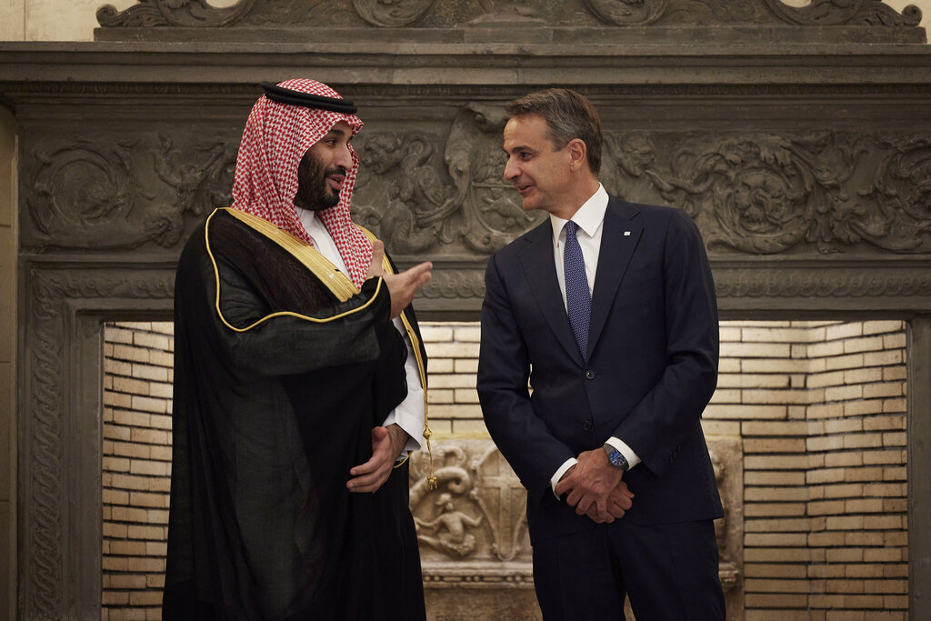 Mohammed bin Salman, Kyriakos Mitsotakis