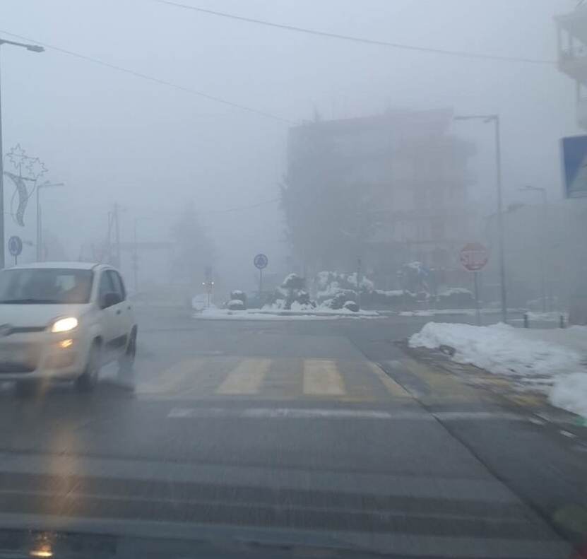 Φλώρινα: Τοπίο στην oμίχλη η πόλη