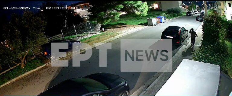 Βίντεο ντοκουμέντο από την επ’ αυτοφώρω σύλληψη 58χρονου την ώρα που προσπαθούσε να διαρρήξει  ΙΧ