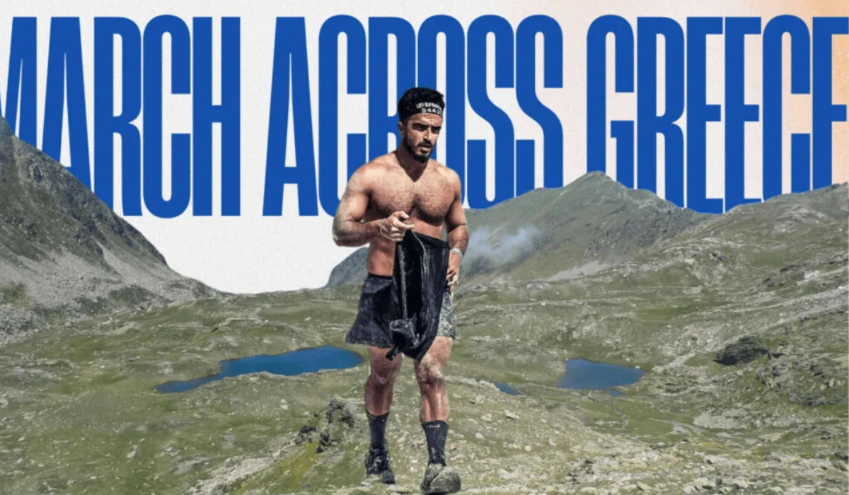 Ο Ελληνοαυστραλός Γ. Μούλος έκανε παγκόσμιο ρεκόρ διασχίζοντας την ηπειρωτική Ελλάδα με τα πόδια για καλό σκοπό