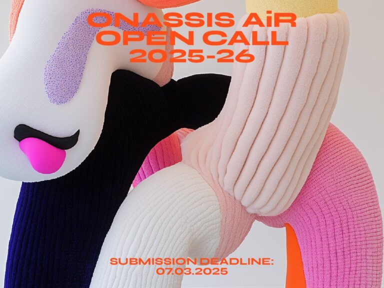 Το Ίδρυμα Ωνάση ανακοινώνει το Onassis AiR Open Call για το 2025-26