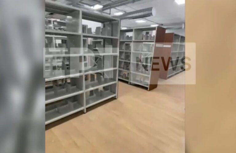 Έτοιμη η βιβλιοθήκη στη σχολή Θετικών Επιστημών του Αριστοτελείου Πανεπιστημίου-Αποκλειστικά πλάνα