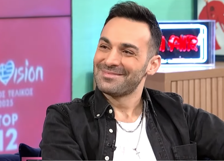 Κώστας Αγέρης στο «Στούντιο 4»: Στη Eurovision διαγωνίζομαι για να αντιπροσωπεύσω το έθνος μου