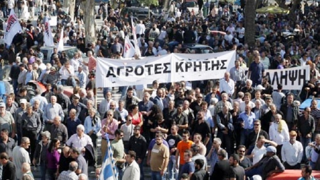 Ηράκλειο: Διαμαρτυρία αγροτοκτηνοτρόφων – Κλείνουν τον ΒΟΑΚ και αποφασίζουν για κινητοποιήσεις