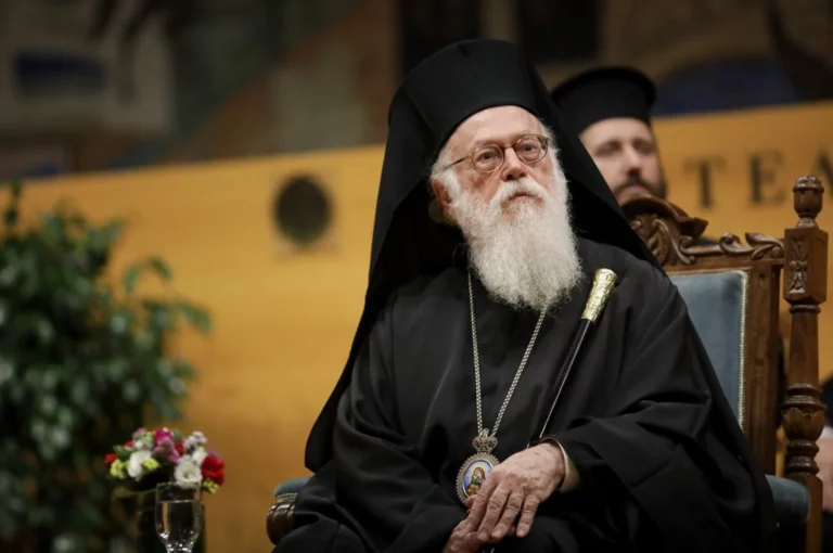 Η συλληπητήρια επιστολή της Εκκλησίας της Ελλάδος για τον μακαριστό Αρχιεπίσκοπο Αλβανίας Αναστάσιο