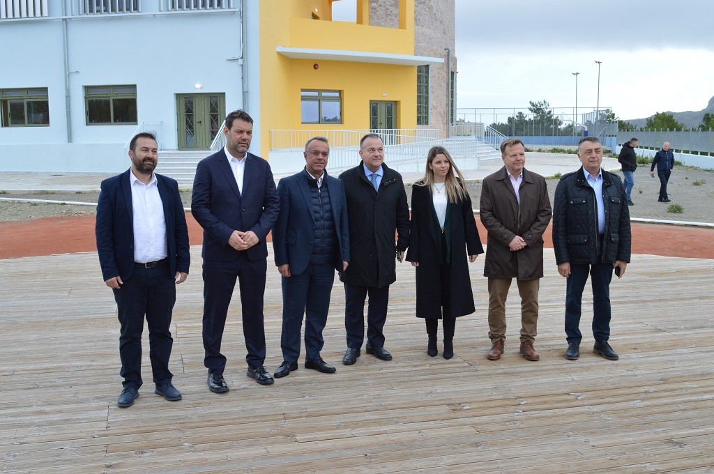 Σε λειτουργία το δημοτικό σχολείο Αρχαγγέλου – Στα εγκαίνια ο υπουργός Υποδομών και ο δήμαρχος Ρόδου
