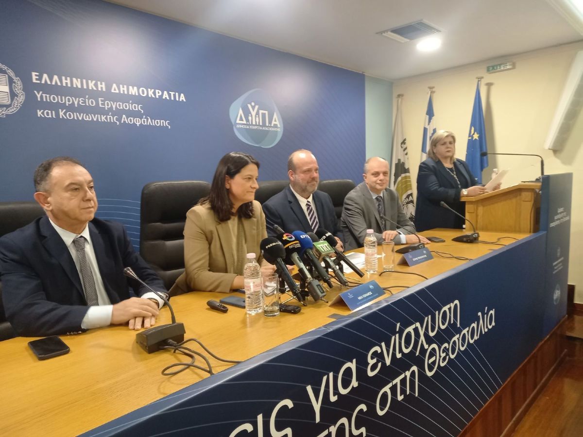Νέα προγράμματα απασχόλησης στη Θεσσαλία ύψους 109 εκατ. ευρώ, ανακοίνωσε η Ν. Κεραμέως