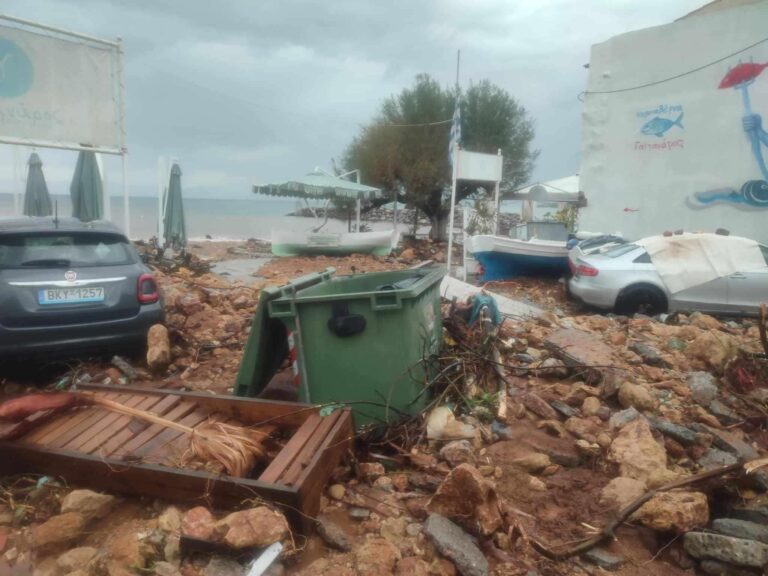 Μεγάλα προβλήματα από την κακοκαιρία στις Κιτριές του δήμου Δυτικής Μάνης (βίντεο)