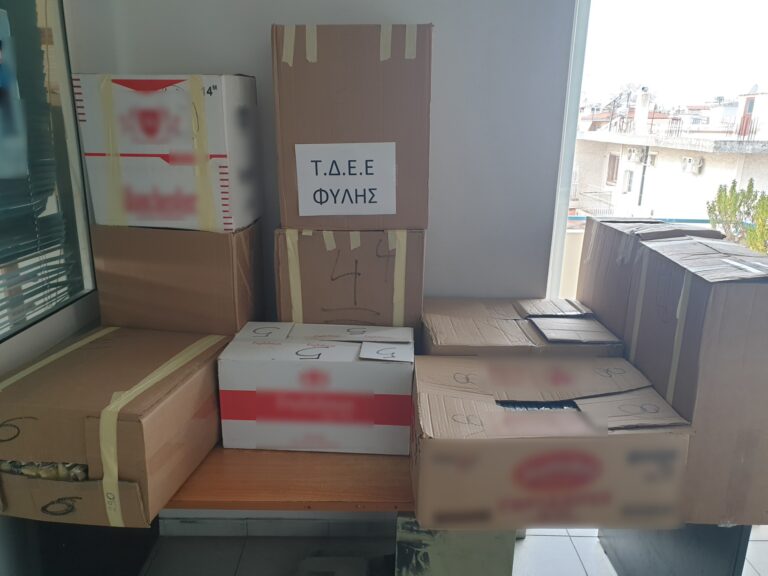 Σύλληψη 54χρονου στα Άνω Λιόσια – Κατασχέθηκαν 4.176 λαθραία καπνικά προϊόντα