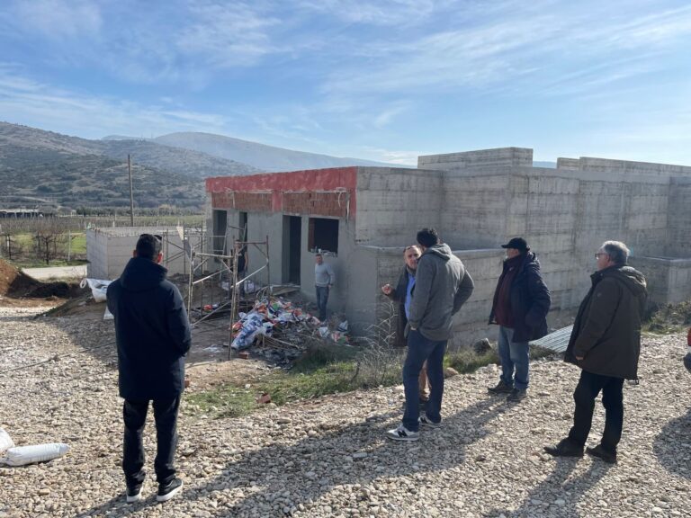 Σε εξέλιξη το έργο κατασκευής Βιολογικού Καθαρισμού στο Δαμάσι του Δήμου Τυρνάβου