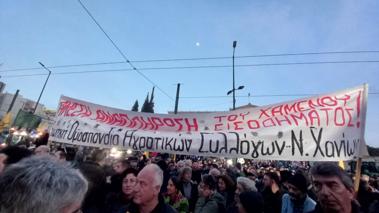 Στους δρόμους και οι αγρότες των Χανίων – Συλλαλητήριο στα Μεγάλα Χωράφια