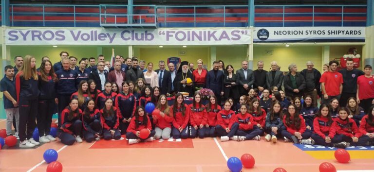 Σύρος: Ο Γ. Βρούτσης ανακοίνωσε την χρηματοδότηση αναβάθμισης του κλειστού γυμναστηρίου βόλεϊ