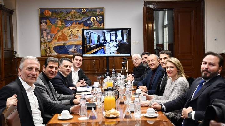Σύσκεψη υπό τον Μ. Μπεκίρη με τη συμμετοχή βουλευτών Θεσσαλονίκης της ΝΔ και του Γ. Παπαγεωργίου