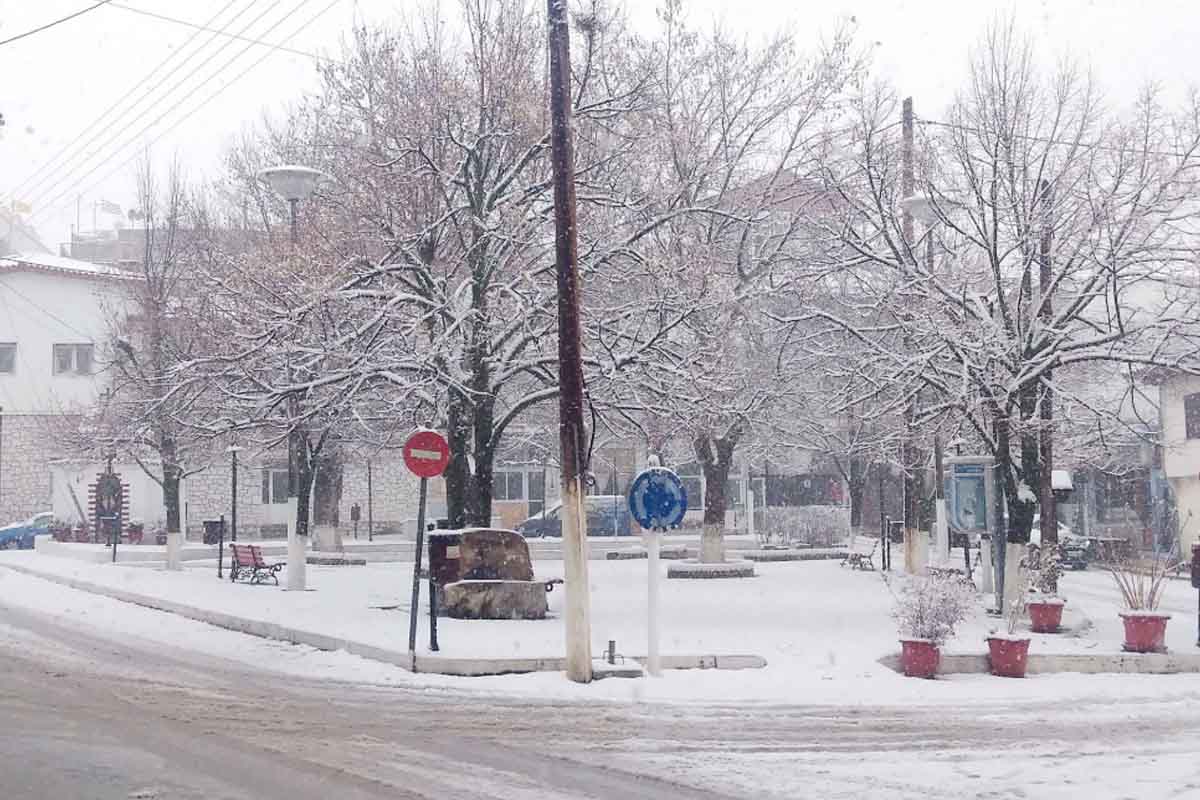 Κ. Μακεδονία: Χιονοπτώσεις σε περιοχές άνω των 400 μέτρων