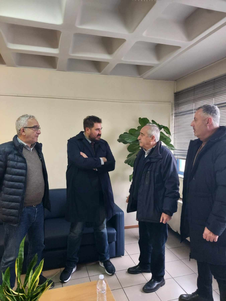 Συνάντηση της ΔΕΕΠ Λάρισας με τον γ.γ. Δημογραφικής και Στεγαστικής Πολιτικής