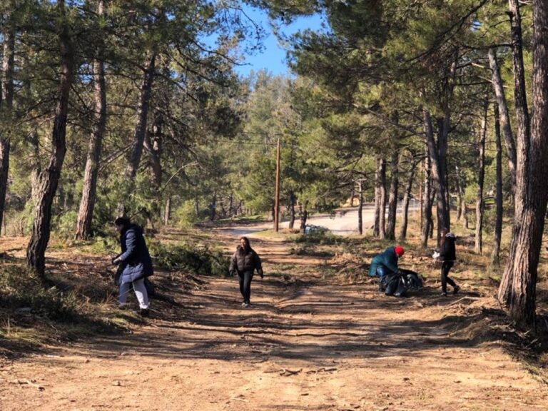 Καβάλα: Δράση καθαρισμού μαθητών στο Περιαστικό Δάσος